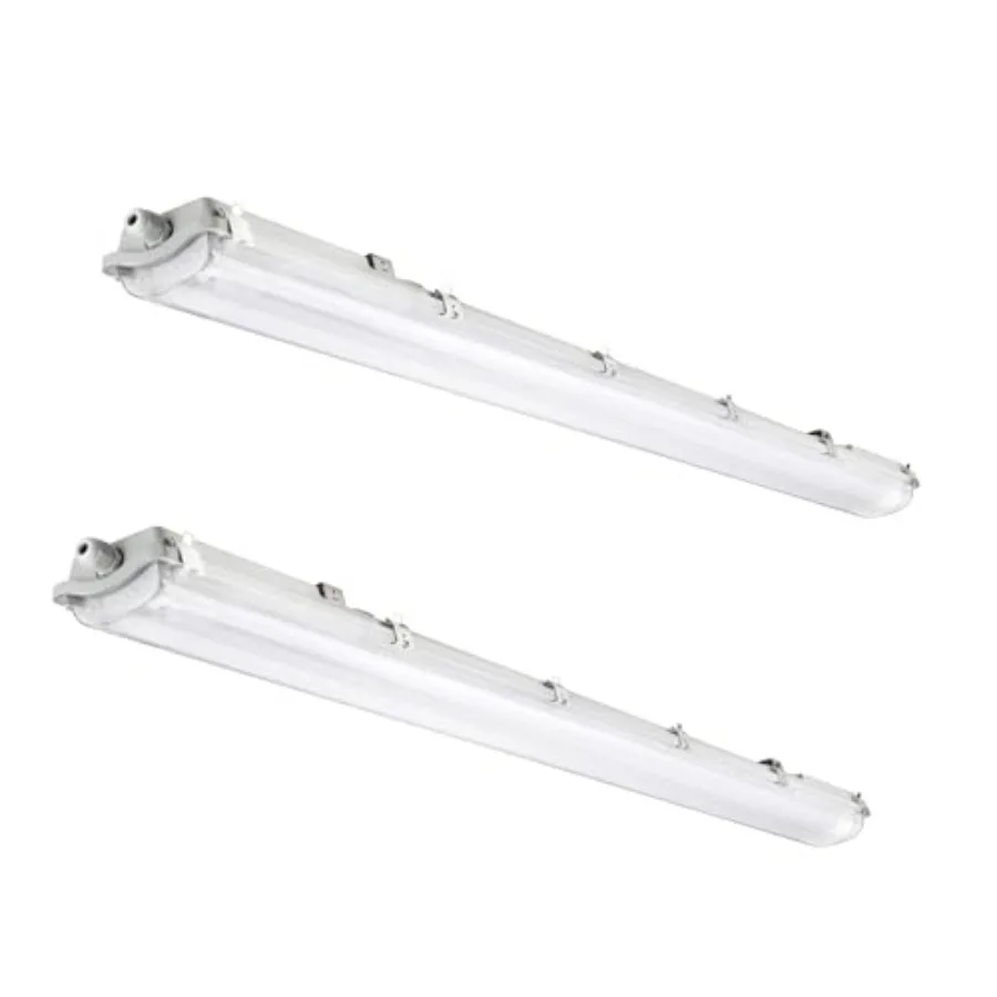 Светильник LED Vapor Tight 4 фута, 4200 лм, 48 Вт, 6500K, ярко-белый, IP65, водонепроницаемый, для склада, фабрики, мастерской, гаража, автомойки
Светильник LED Vapor Tight 4 фута, 4200 лм, 48 Вт, 6500K, ярко-белый, IP65, водонепроницаемый, для склада, фабрики, мастерской, гаража, автомойки