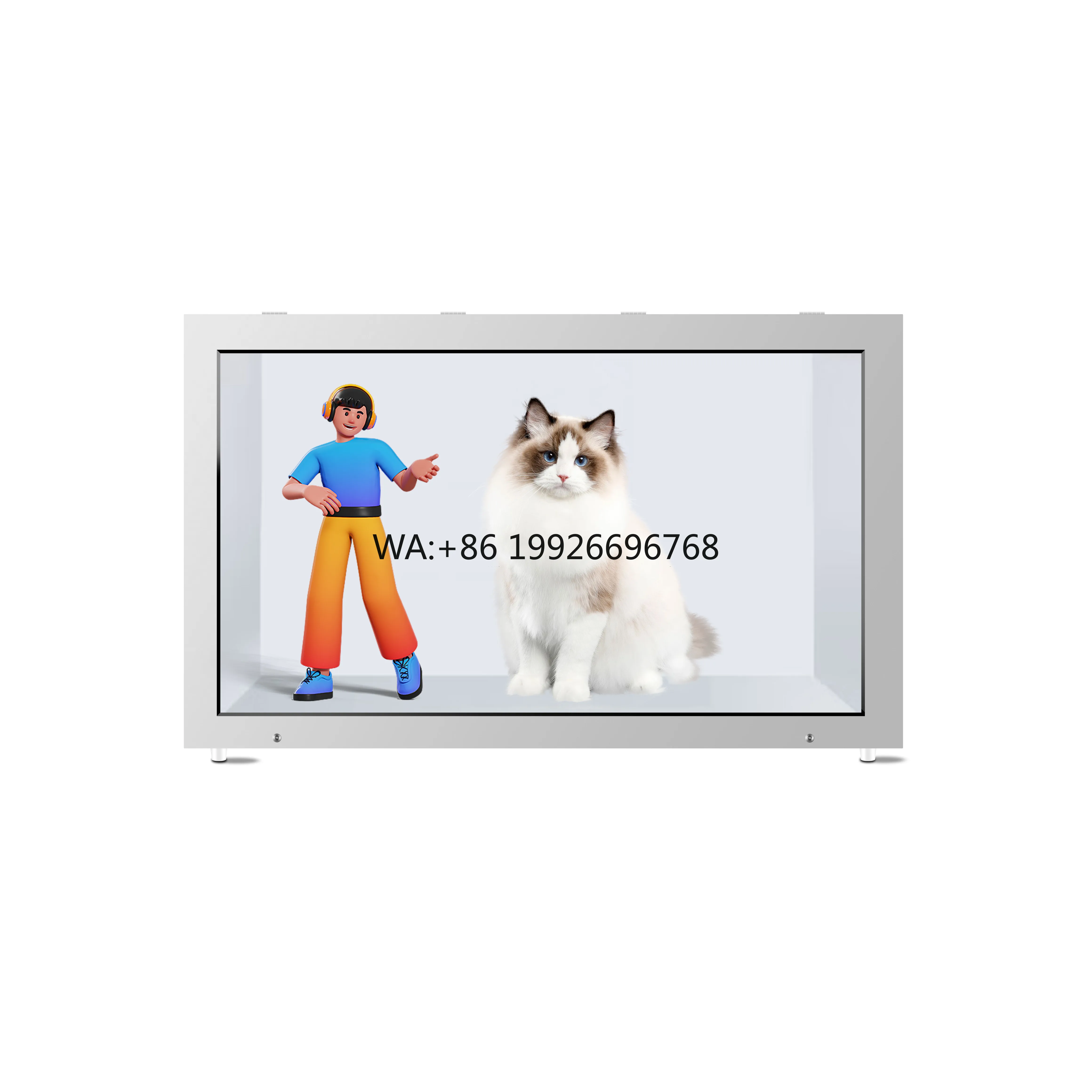 18,5-дюймовый ЖК-дисплей 3D-дисплей, коробка с сенсорным экраном, ЖК-дисплей, прозрачный ЖК-дисплей для выставок торгового центра
18,5-дюймовый ЖК-дисплей 3D-дисплей, коробка с сенсорным экраном, ЖК-дисплей, прозрачный ЖК-дисплей для выставок торгового центра