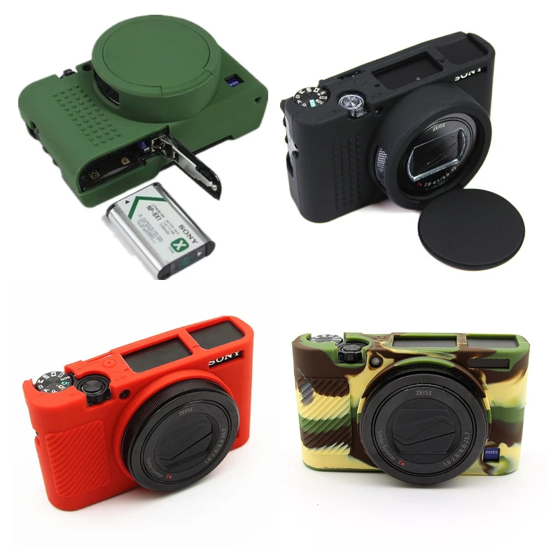 Rubber Soft Protective Camera Bag Case Cover Skin Frame for Sony RX100 III IV V VI RX100 VII ZV1 ZV - E10
Rubber Soft Protective Camera Bag Case Cover Skin Frame for Sony RX100 III IV V VI RX100 VII ZV1 ZV - E10