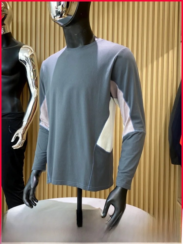 Ergonomic Pattern Color Block Long Sleeve T-Shirt Quick Dry Breathable Outdoor Base Shirt for Men And Women Spring Summer
Ergonomic Pattern Color Block Long Sleeve T-Shirt Quick Dry Breathable Outdoor Base Shirt for Men And Women Spring Summer