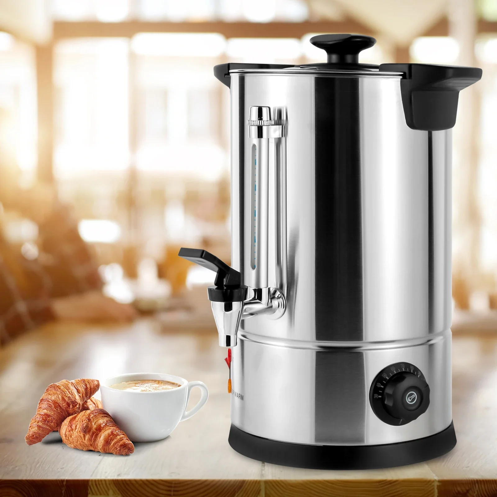 Commercial Grade Stainless Steel Electric Kettle Hot Water Boiler Commercial Catering Hot Water Kettle Electric Coffee Urn
Commercial Grade Stainless Steel Electric Kettle Hot Water Boiler Commercial Catering Hot Water Kettle Electric Coffee Urn
