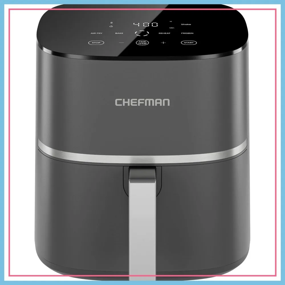 4-in-1 Air Fryer 5-Quart, Extra Crispy Chicken, Fries, Wings, Digital Touch, Dishwasher Safe
4-in-1 Air Fryer 5-Quart, Extra Crispy Chicken, Fries, Wings, Digital Touch, Dishwasher Safe
