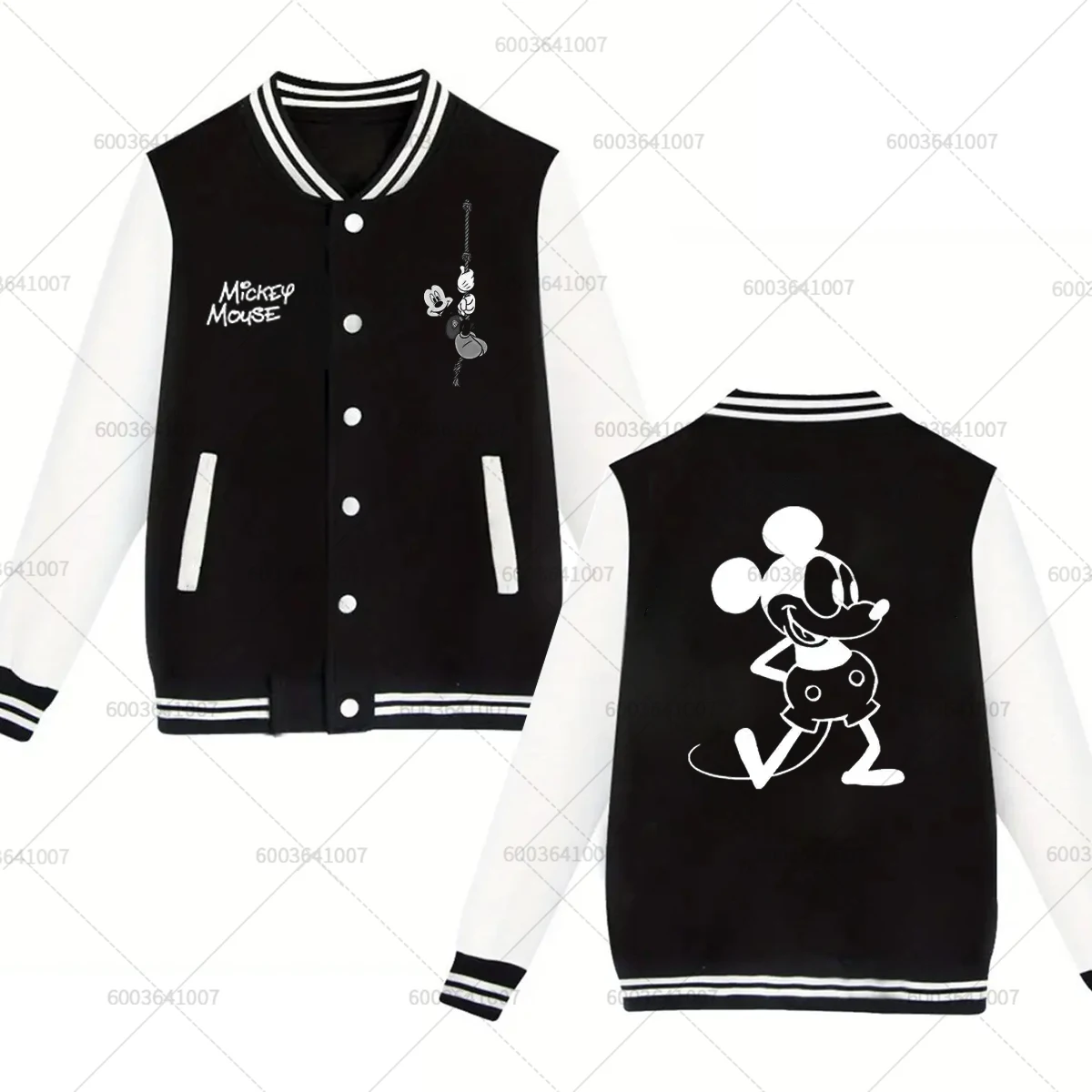 Мужская и женская бейсбольная куртка Disney с Микки Маусом, спортивные осенне-зимние модные классические пальто, флисовые уличные толстовки с круглым вырезом, топы
Мужская и женская бейсбольная куртка Disney с Микки Маусом, спортивные осенне-зимние модные классические пальто, флисовые уличные толстовки с круглым вырезом, топы