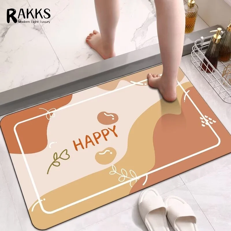  RAKKS Прочный коврик для ванной из диатомита Нескользящий коврик для ванной комнаты, сверхбыстросохнущий коврик для душа для раковины в ванной, домашний ковер, коврик
RAKKS Прочный коврик для ванной из диатомита Нескользящий коврик для ванной комнаты, сверхбыстросохнущий коврик для душа для раковины в ванной, домашний ковер, коврик