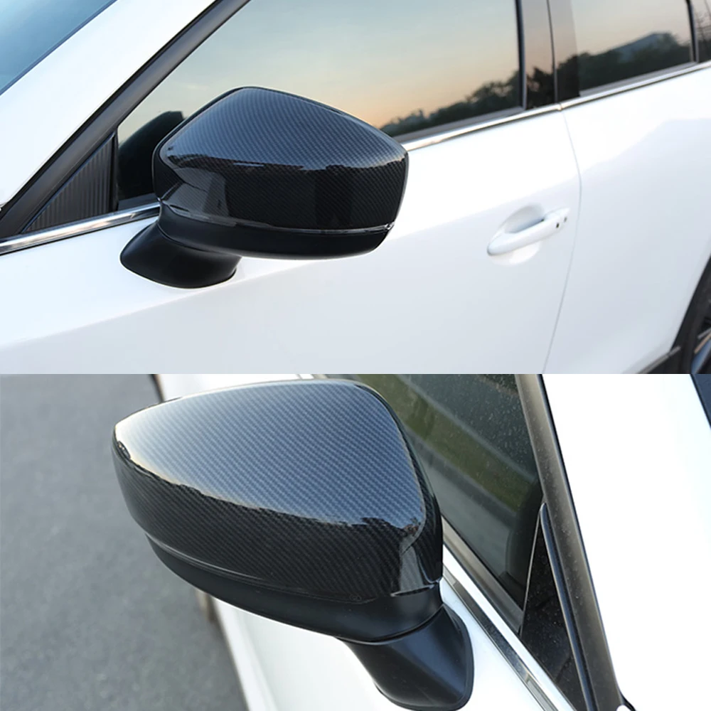 Real Carbon Fiber Car Rearview Side Mirror Cover Cap Exterior Door Rear View Case Trim For Mazda CX-5 CX5 2018-2021
Real Carbon Fiber Car Rearview Side Mirror Cover Cap Exterior Door Rear View Case Trim For Mazda CX-5 CX5 2018-2021