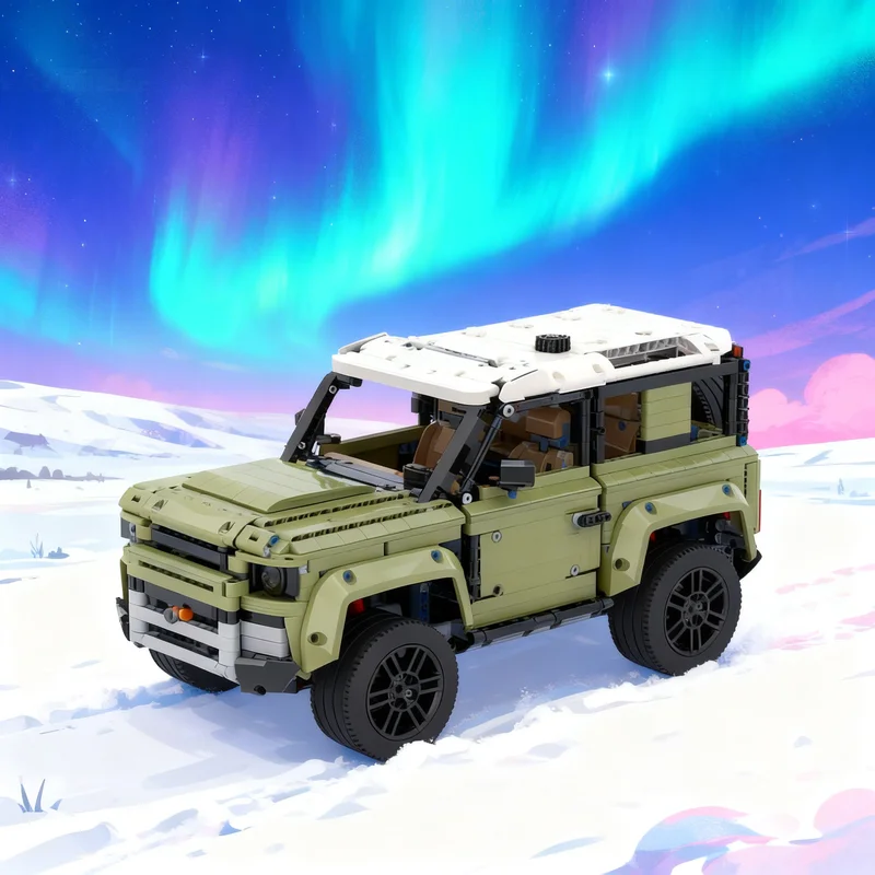 2577pcs MOC Motorised Defender v3 Technical Model Building blocks Construction Christmas gifts toy creative DIY idea Education
2577pcs MOC Motorised Defender v3 Technical Model Building blocks Construction Christmas gifts toy creative DIY idea Education