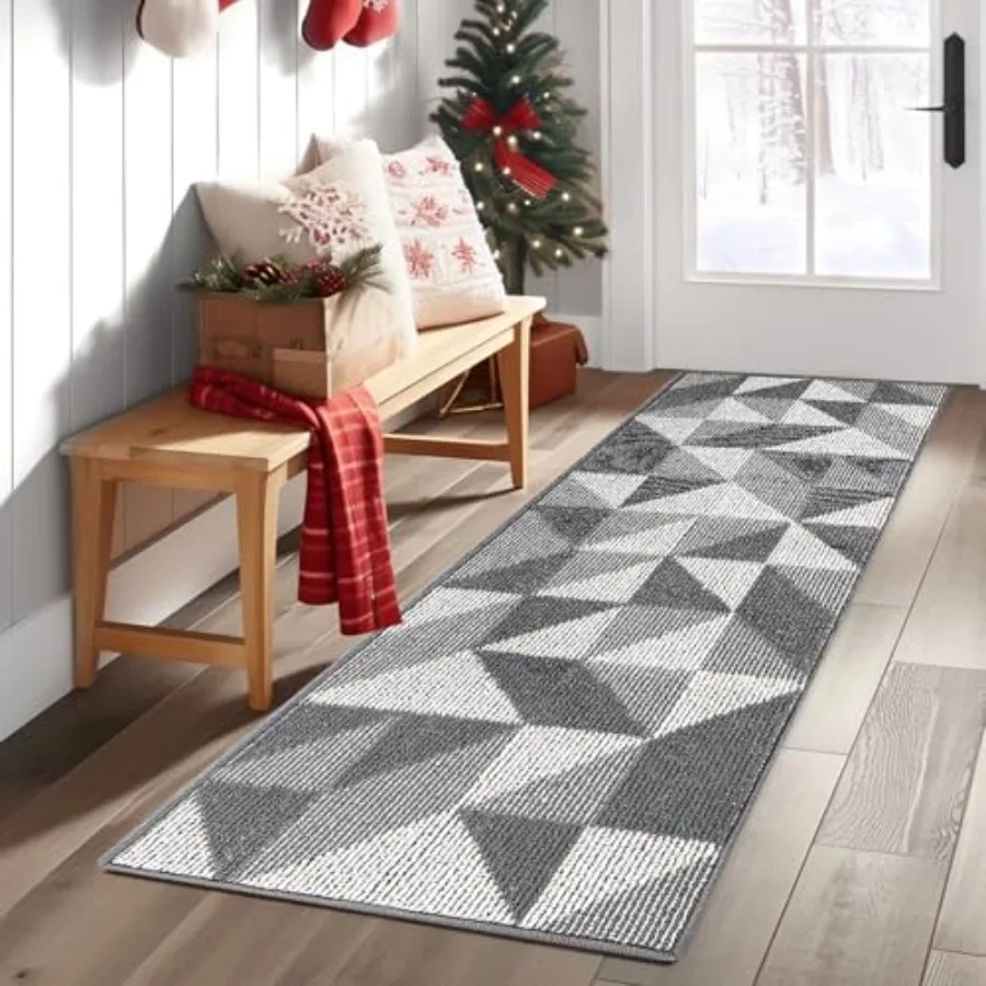 Runner Rug for Hallway Rug Washable Runner Mat Non Slip for Entryway Entrance Kitchen Laundry Room Rug - 32"x59" - Grey
Runner Rug for Hallway Rug Washable Runner Mat Non Slip for Entryway Entrance Kitchen Laundry Room Rug - 32"x59" - Grey