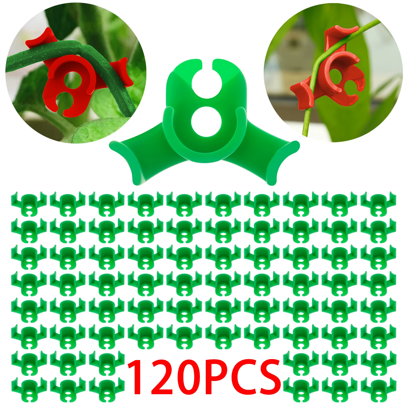 120Pcs 90 Degree Plant Bender Clips Branch Stem Growth Trainer Support Garden Planter Holder Plant Twig Bending Accessories
120Pcs 90 Degree Plant Bender Clips Branch Stem Growth Trainer Support Garden Planter Holder Plant Twig Bending Accessories