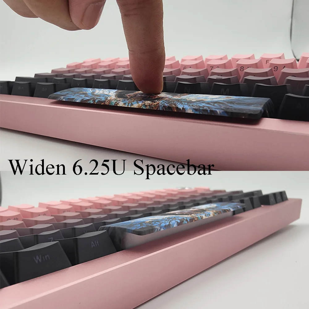 Custom Widen 6.25U Spacebar PBT Keycaps Personalize Spacebar Caps for Cross Switch Mechanical Gaming Keyboard Space Caps
Custom Widen 6.25U Spacebar PBT Keycaps Personalize Spacebar Caps for Cross Switch Mechanical Gaming Keyboard Space Caps