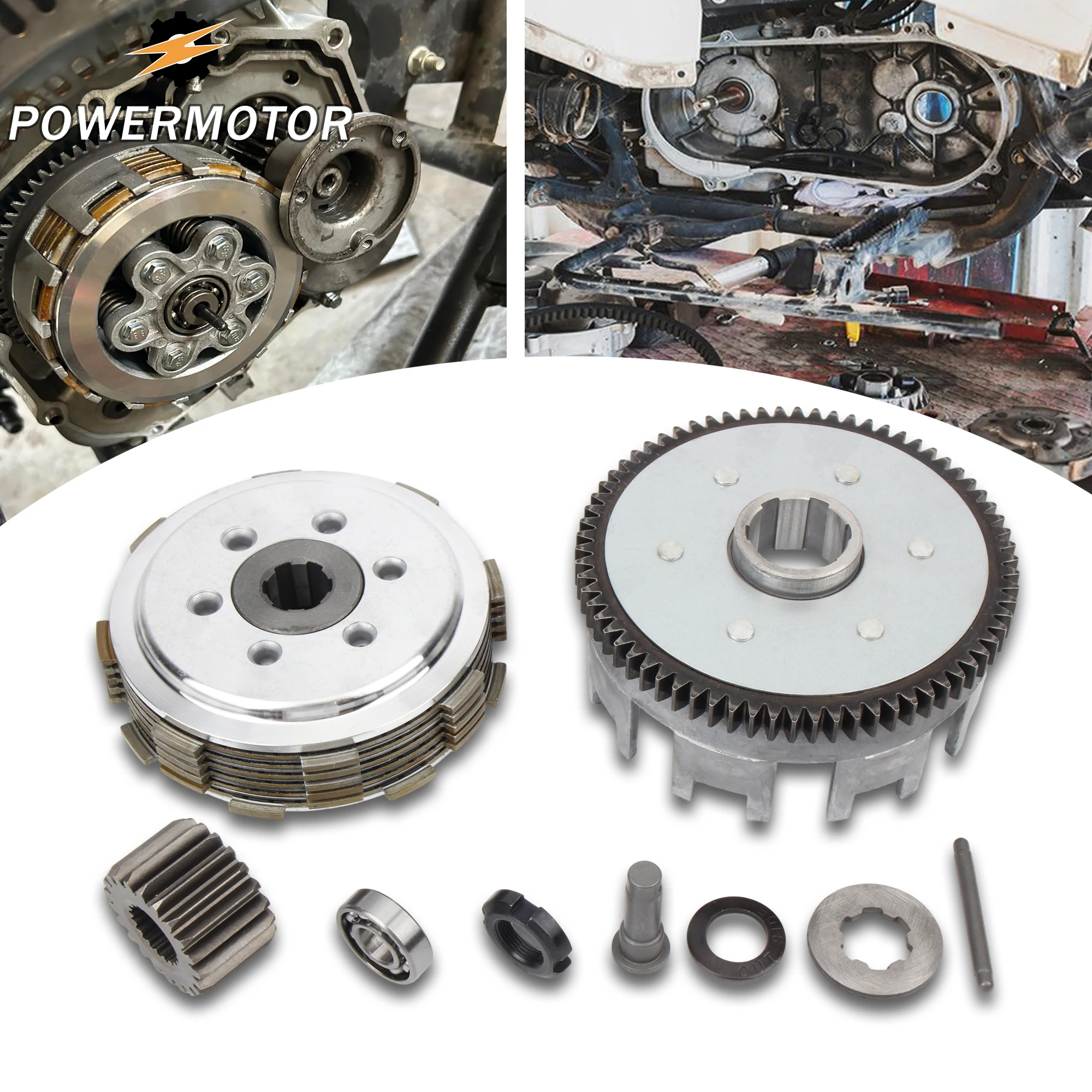 for GY6 200cc-250cc Clutch Assembly with 6 Plates Motocross DirtBike for Coolster TaoTao ATV UTV Quad Engine Modified Accessorie
for GY6 200cc-250cc Clutch Assembly with 6 Plates Motocross DirtBike for Coolster TaoTao ATV UTV Quad Engine Modified Accessorie