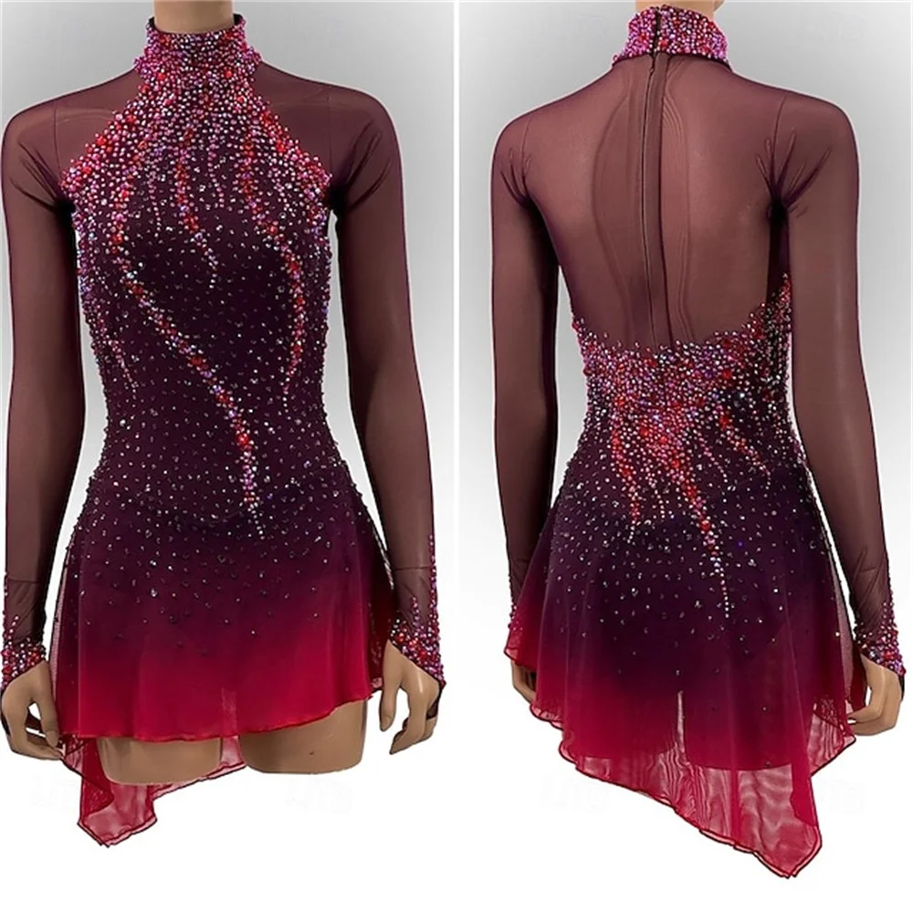 Lightweight Ice Skating Dress for Girls and Women Flexible Figure Skating Dress Skating Costume for Training and Shows
Lightweight Ice Skating Dress for Girls and Women Flexible Figure Skating Dress Skating Costume for Training and Shows