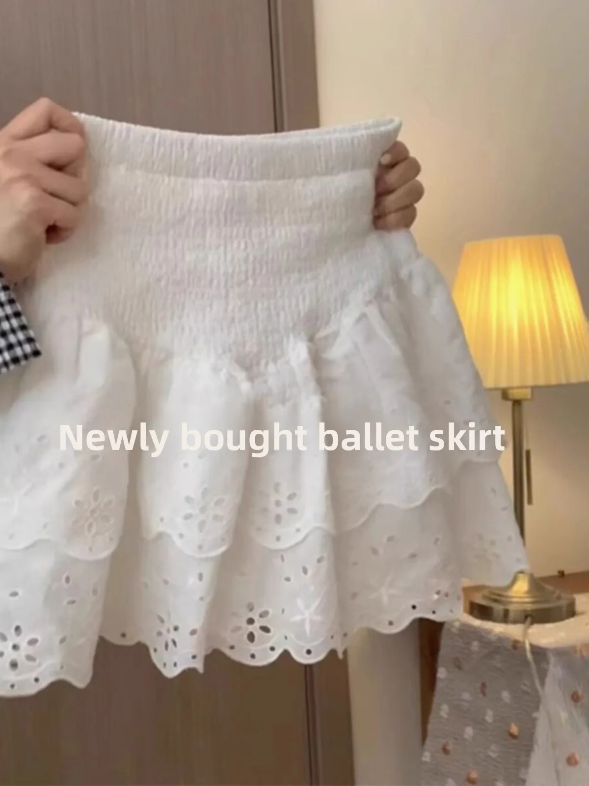 Ele Lace Embroidery ort f-length Skirt High-waist Slimming Women's Faionable Knitted Fabric Summer Season
Ele Lace Embroidery ort f-length Skirt High-waist Slimming Women's Faionable Knitted Fabric Summer Season