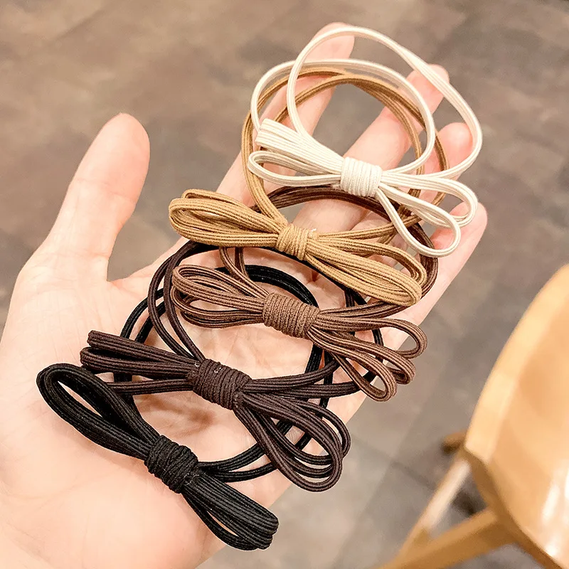 5pcs/ Basic Rubber Band women's Bow Hair Ring Simple High Elastic Band Head Rope women's Hair Rope Hair Accessories
5pcs/ Basic Rubber Band women's Bow Hair Ring Simple High Elastic Band Head Rope women's Hair Rope Hair Accessories