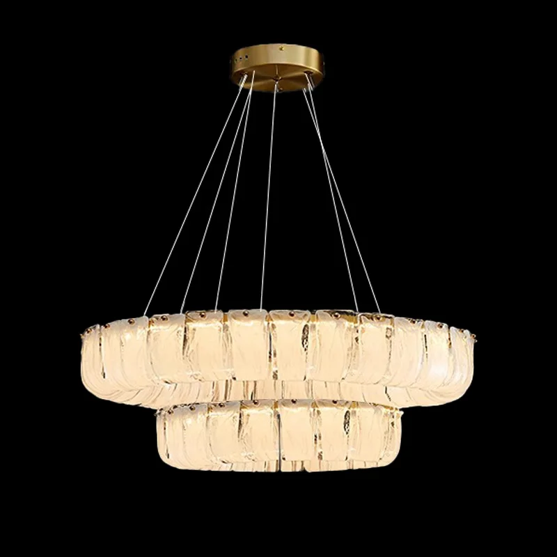 Modern Gold Cloudy Glass Chandelier for Living Room, Dining Room Home Decor Lighting, Round, Maximum Diameter 100CM
Modern Gold Cloudy Glass Chandelier for Living Room, Dining Room Home Decor Lighting, Round, Maximum Diameter 100CM