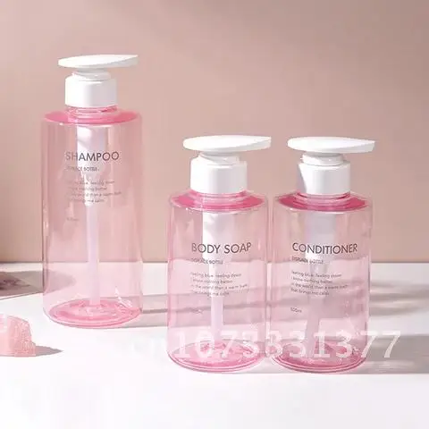 Shower Gel Filling Bottle Replacement Press-type Bathroom Lotion Set Outdoor Travel Tools 300ml/500ml
Shower Gel Filling Bottle Replacement Press-type Bathroom Lotion Set Outdoor Travel Tools 300ml/500ml