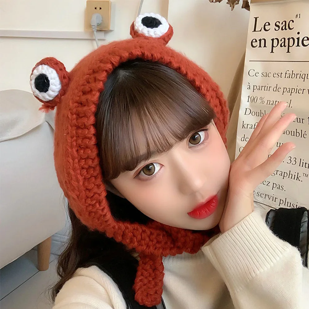 Autumn Costume Crochet Cute Cartoon Winter Frog Hat Beanie Hats Knitted Caps Ear Protective
Autumn Costume Crochet Cute Cartoon Winter Frog Hat Beanie Hats Knitted Caps Ear Protective