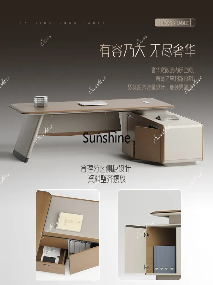 YBoss desk simple modern Italian light luxury, high-end, combination
YBoss desk simple modern Italian light luxury, high-end, combination