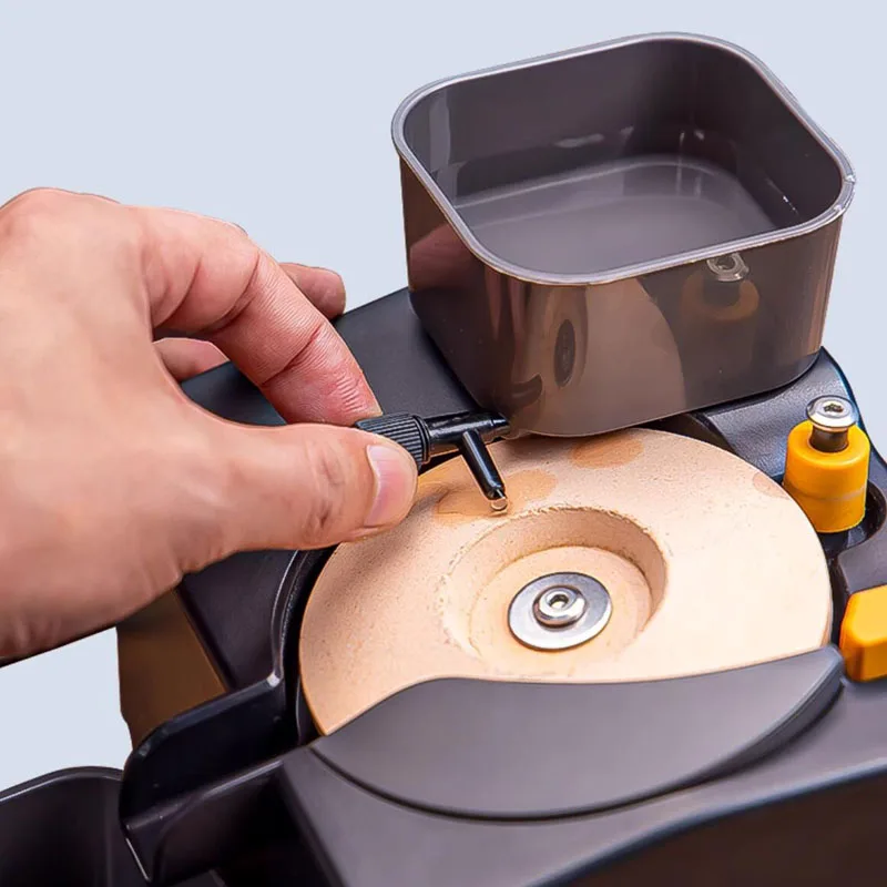 Desktop Electric Knife Sharpener AC 220V Multifunctional Water Cooled Adjustable Knife Sharpener 4 Pieces Grinding Wheels 
Desktop Electric Knife Sharpener AC 220V Multifunctional Water Cooled Adjustable Knife Sharpener 4 Pieces Grinding Wheels