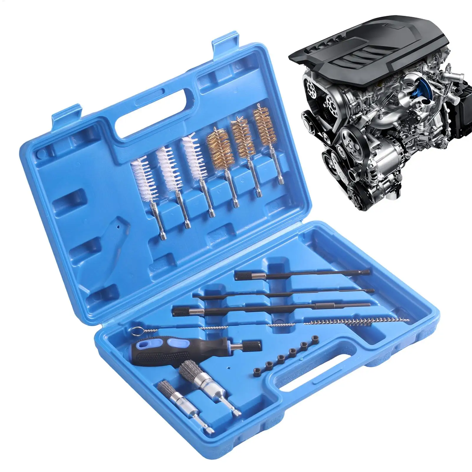 Injector Cleaning Kit Engine Carbon Removal Brush Injector Carbon Remover Tool For Automotive Technicians Sedan Truck Home
Injector Cleaning Kit Engine Carbon Removal Brush Injector Carbon Remover Tool For Automotive Technicians Sedan Truck Home