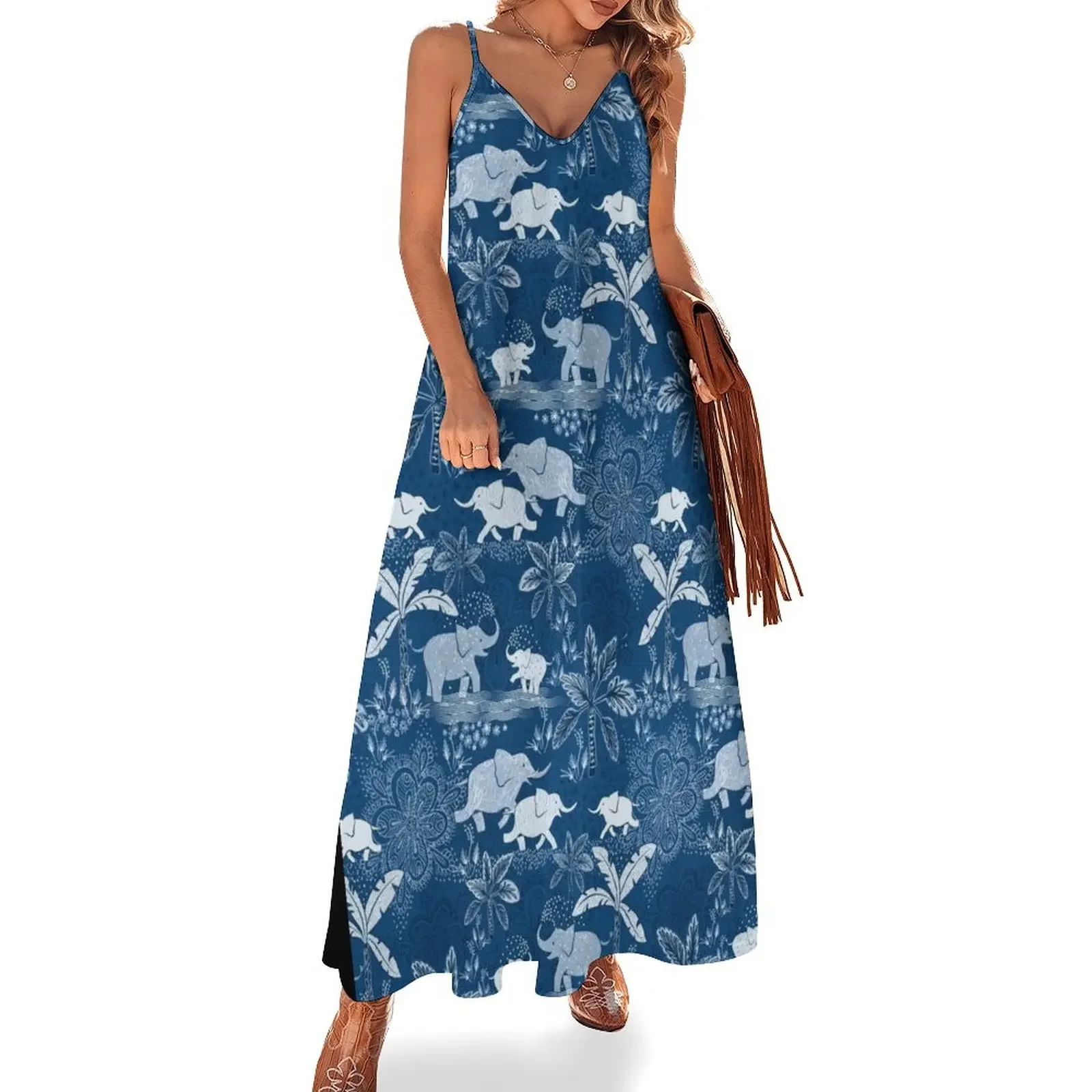 Happy elephants in blue Sleeveless Dress evening dress women ladies dresses for women 2025 Dress
Happy elephants in blue Sleeveless Dress evening dress women ladies dresses for women 2025 Dress