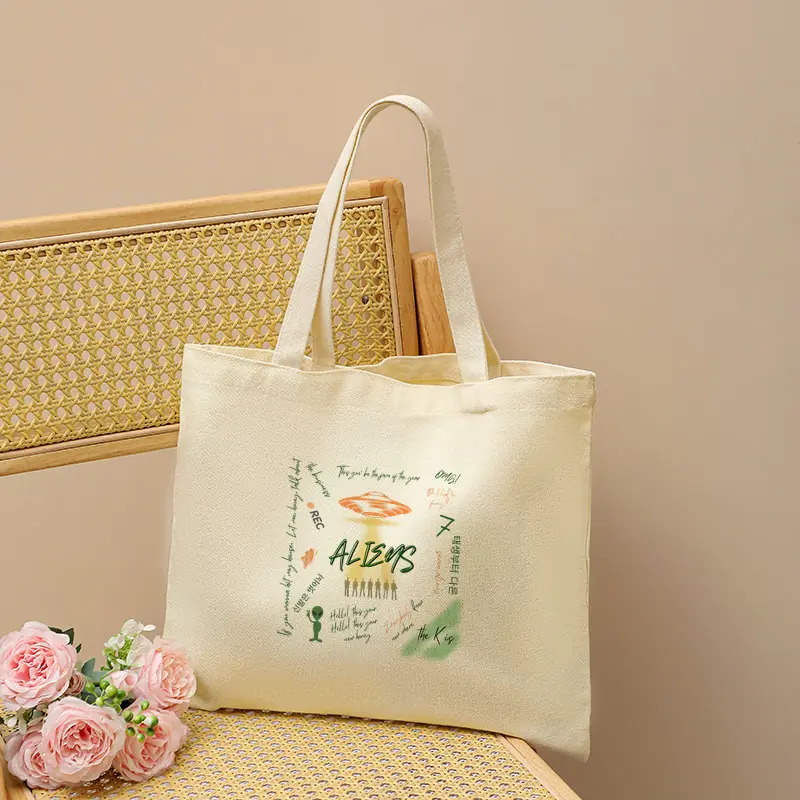Aliens Album Arirang 2.0 World Tour 2026 Canvas Tote Bag Reusable Grocery Shopping Bags Women Kpop Fan Gift Shoulder Bag
Aliens Album Arirang 2.0 World Tour 2026 Canvas Tote Bag Reusable Grocery Shopping Bags Women Kpop Fan Gift Shoulder Bag