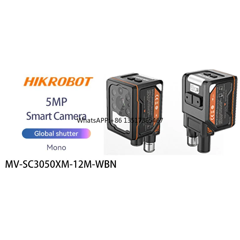 HIKROBOT MV-SC3050XC-08M/12M/16M-WBN Industrial Smart Camera Mono 5MP with Adjustable Focal Length Optics Instruments
HIKROBOT MV-SC3050XC-08M/12M/16M-WBN Industrial Smart Camera Mono 5MP with Adjustable Focal Length Optics Instruments