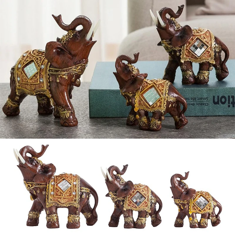 Traditional Chinese Feng Shui Lucky Elephant Statue Resin Animal Sculpture Elephant Figurine Ornament Home Decoration
Traditional Chinese Feng Shui Lucky Elephant Statue Resin Animal Sculpture Elephant Figurine Ornament Home Decoration