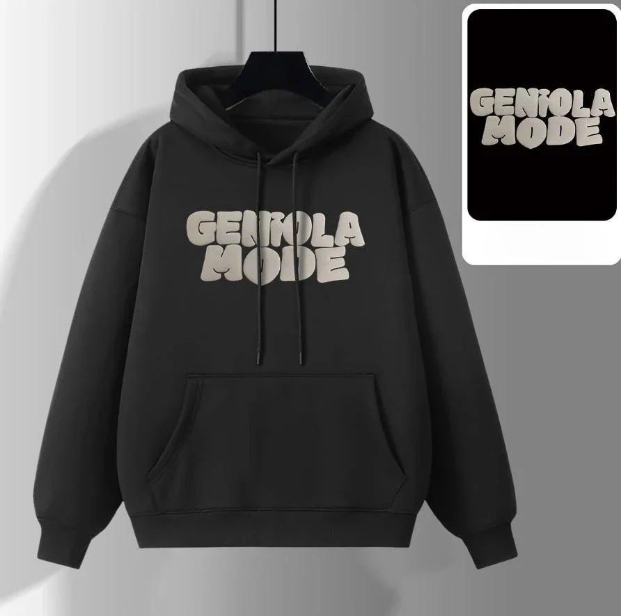 Осенняя мода 2025 года, толстовка с капюшоном в тяжелом весе 300 г Geniola Mode, мужская и женская модная повседневная уличная толстовка с принтом
Осенняя мода 2025 года, толстовка с капюшоном в тяжелом весе 300 г Geniola Mode, мужская и женская модная повседневная уличная толстовка с принтом