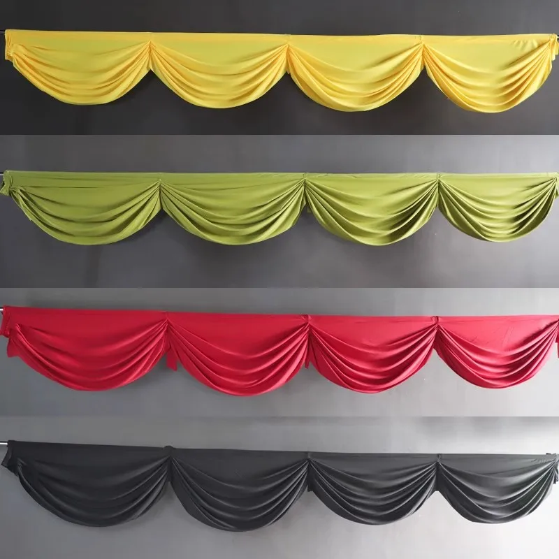 Wedding Backdop Drapery Swags Small Valance for Table Skirt Drops Party Banquet Birthday Decoration White Swag Curtain Backdrop
Wedding Backdop Drapery Swags Small Valance for Table Skirt Drops Party Banquet Birthday Decoration White Swag Curtain Backdrop