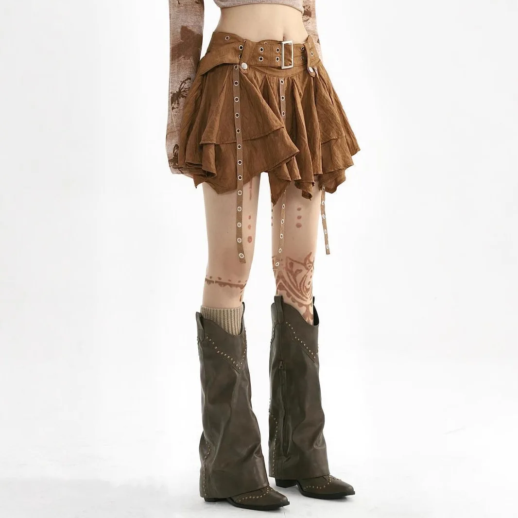 2026 Irregular Ruffle Edge Skirt Women's Spring and Summer Streamer Pleated Skirt
2026 Irregular Ruffle Edge Skirt Women's Spring and Summer Streamer Pleated Skirt