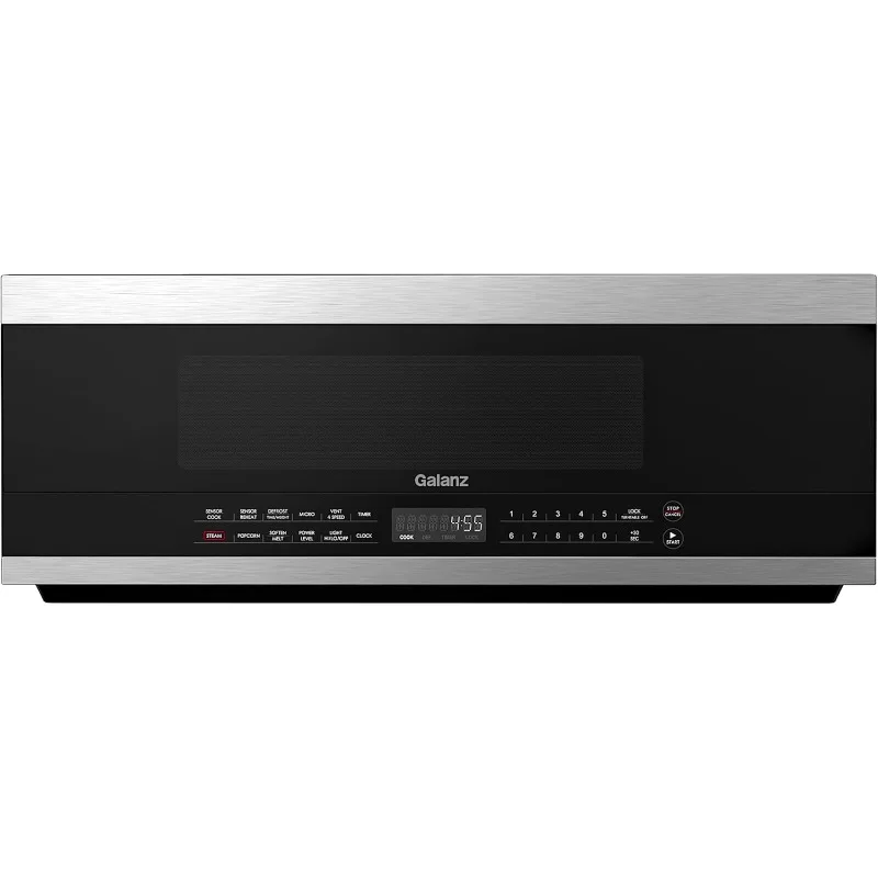Galanz GLOMJK12S2SWN10 Низкопрофильная микроволновая вытяжка над диапазоном Комбинированная паровая и сенсорная кулинария, 11 уровней мощности, 1,2 куб. фута
Galanz GLOMJK12S2SWN10 Низкопрофильная микроволновая вытяжка над диапазоном Комбинированная паровая и сенсорная кулинария, 11 уровней мощности, 1,2 куб. фута