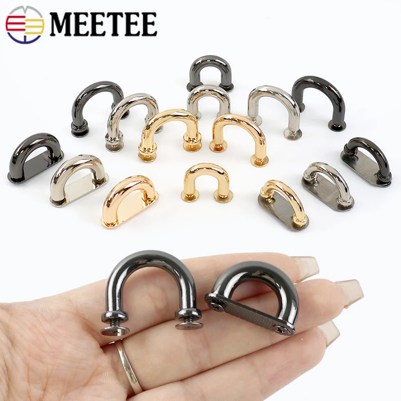 4/10Pcs Meetee Metal D Ring Arch Bridge Buckles Handbag Strap Connect Clasp Hook Bag Chain Decor Hanger DIY Hardware Accessories
4/10Pcs Meetee Metal D Ring Arch Bridge Buckles Handbag Strap Connect Clasp Hook Bag Chain Decor Hanger DIY Hardware Accessories