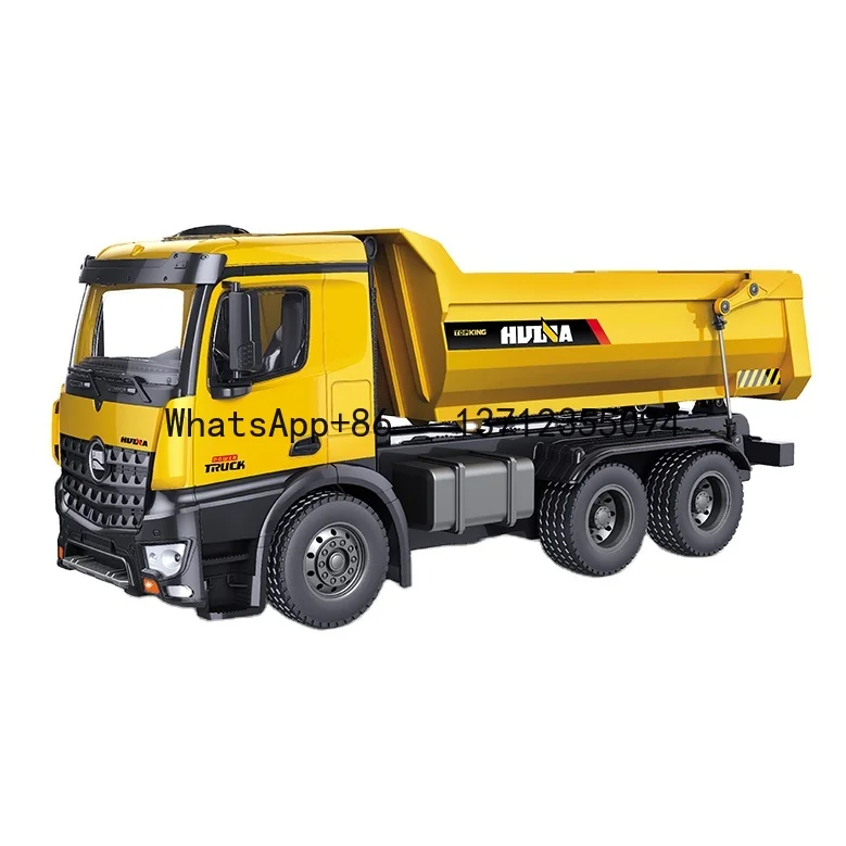 Full Metal Strong Huina 1582 1/14 Scale 10 Channels 2.4GHz Radio Control Tilt Dump Truck Dumper Lorry RC Construction Toy Truck
Full Metal Strong Huina 1582 1/14 Scale 10 Channels 2.4GHz Radio Control Tilt Dump Truck Dumper Lorry RC Construction Toy Truck