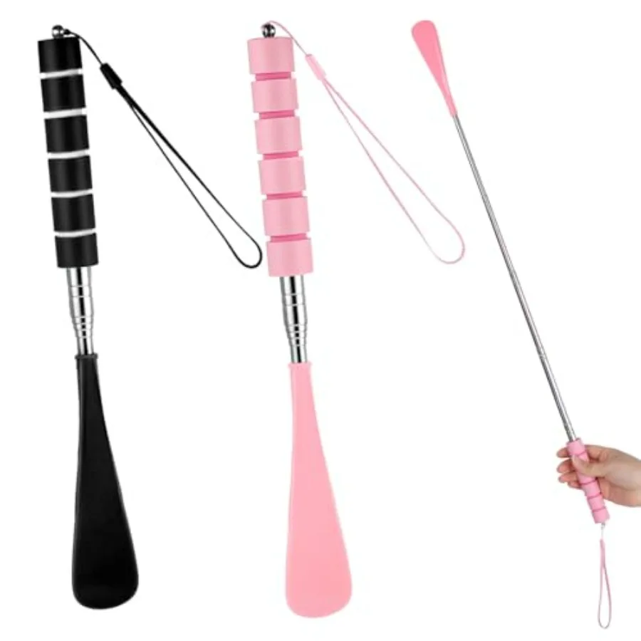 2 Pack Shoe Horn Long Handle, Retractable Foldable Shoehorn for Seniors/Pregnant Women, Extended Boot Horn for Cowboy Boots, St
2 Pack Shoe Horn Long Handle, Retractable Foldable Shoehorn for Seniors/Pregnant Women, Extended Boot Horn for Cowboy Boots, St