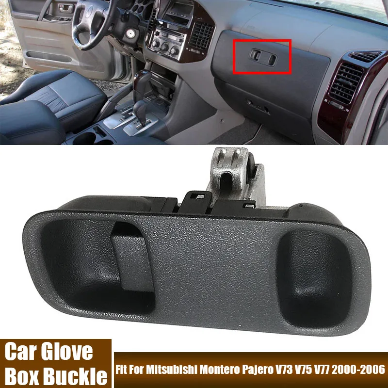 Кнопка блокировки передней перчаточной коробки для Mitsubishi Montero Pajero V73 V75 V77 2000-2006 MR402499, аксессуары для интерьера автомобиля
Кнопка блокировки передней перчаточной коробки для Mitsubishi Montero Pajero V73 V75 V77 2000-2006 MR402499, аксессуары для интерьера автомобиля