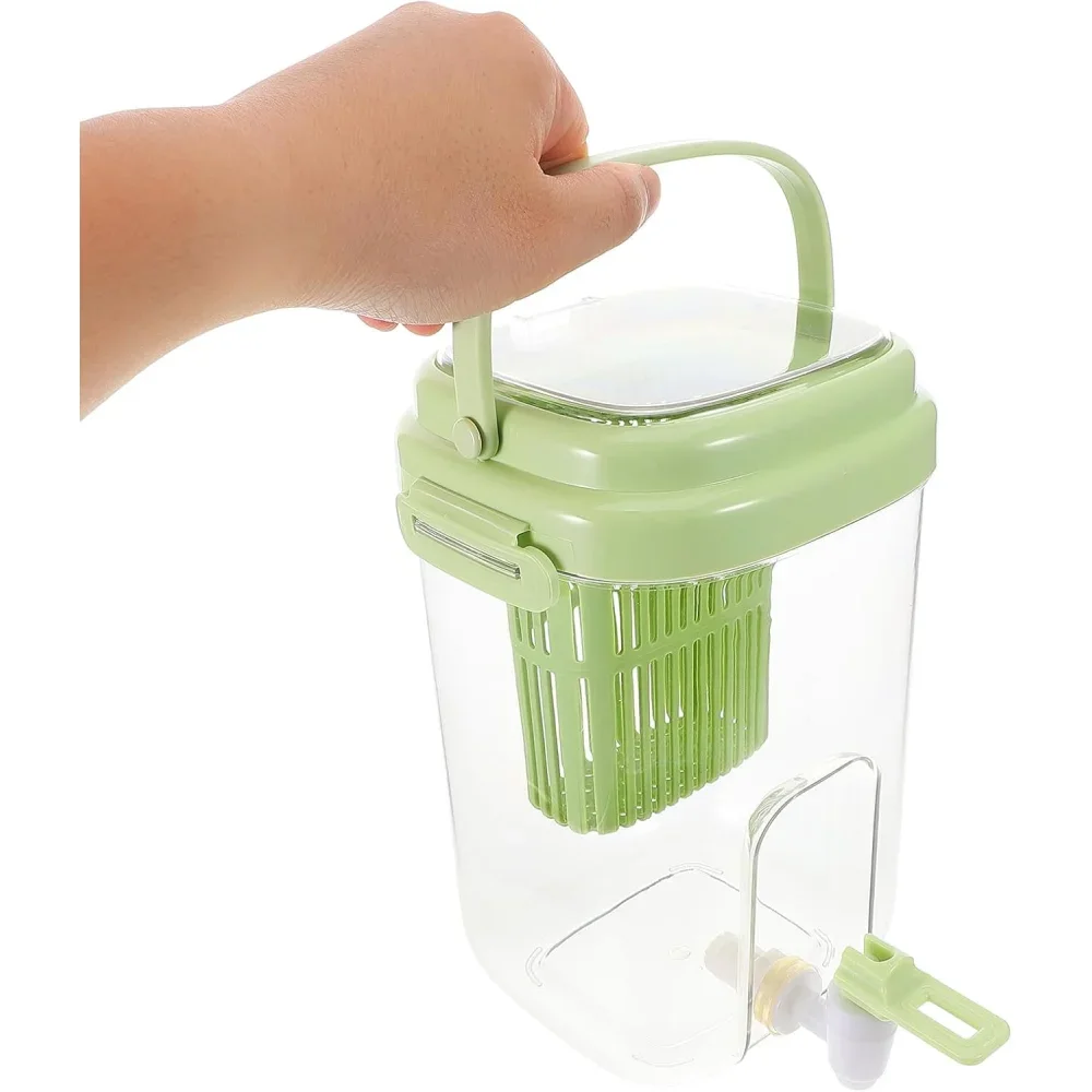 Refrigerator water dispenser with water outlet and fruit filter, 2-liter cold drink dispenser, essential for summer picnics
Refrigerator water dispenser with water outlet and fruit filter, 2-liter cold drink dispenser, essential for summer picnics