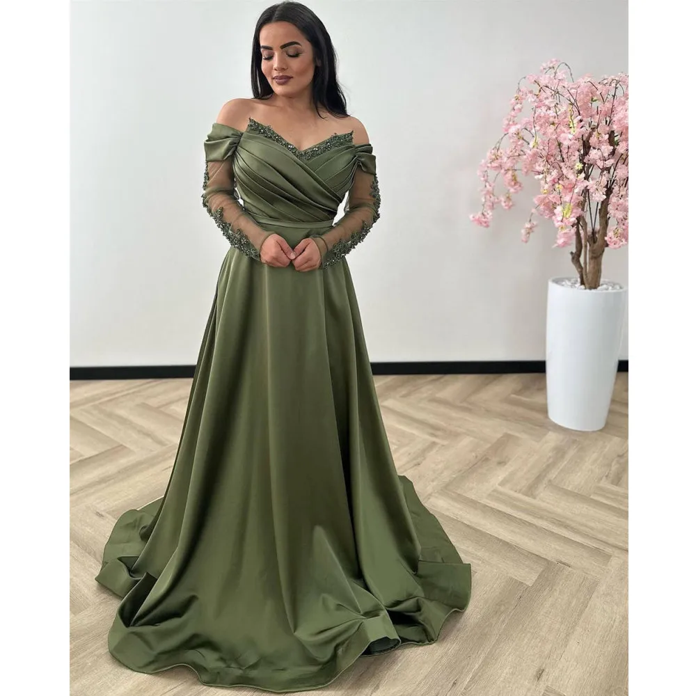 Evening Dresses Luxury V-Neck Elegant Party Dresses Women Beading Exquisite Prom Dress Customized Special Occasions Gown
Evening Dresses Luxury V-Neck Elegant Party Dresses Women Beading Exquisite Prom Dress Customized Special Occasions Gown