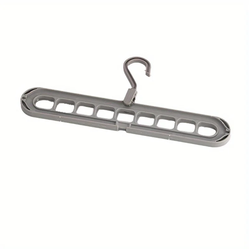 Space-Saving 9-Hole Magic Hanger - Multifunctional, Polished Plastic Clothes Organizer For Use
Space-Saving 9-Hole Magic Hanger - Multifunctional, Polished Plastic Clothes Organizer For Use