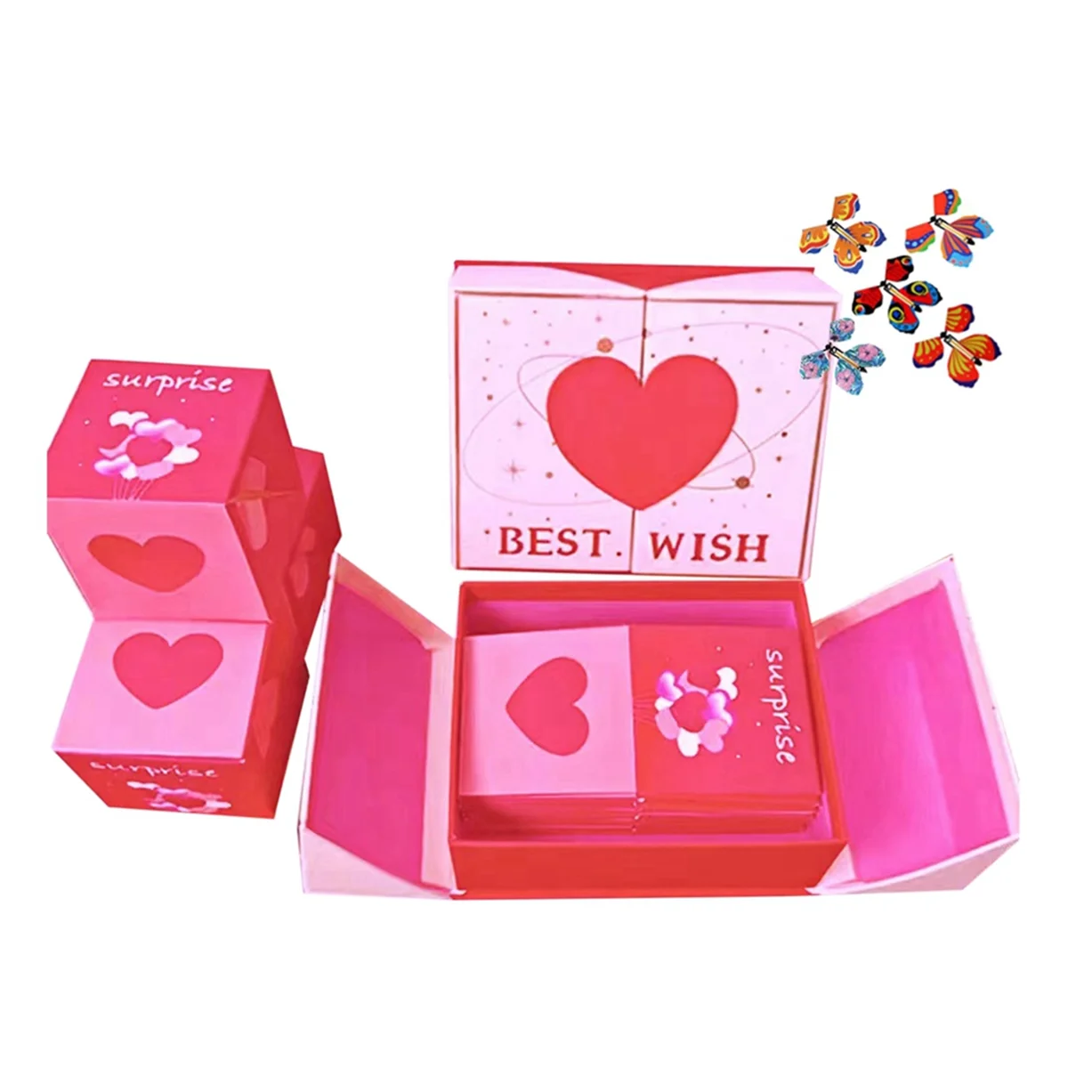 A72Z Fashion Surprise Gift Box Set Personalized Gift Bag Birthday Gift Valentine'S Day Gift Bouncing Red Envelope A
A72Z Fashion Surprise Gift Box Set Personalized Gift Bag Birthday Gift Valentine'S Day Gift Bouncing Red Envelope A