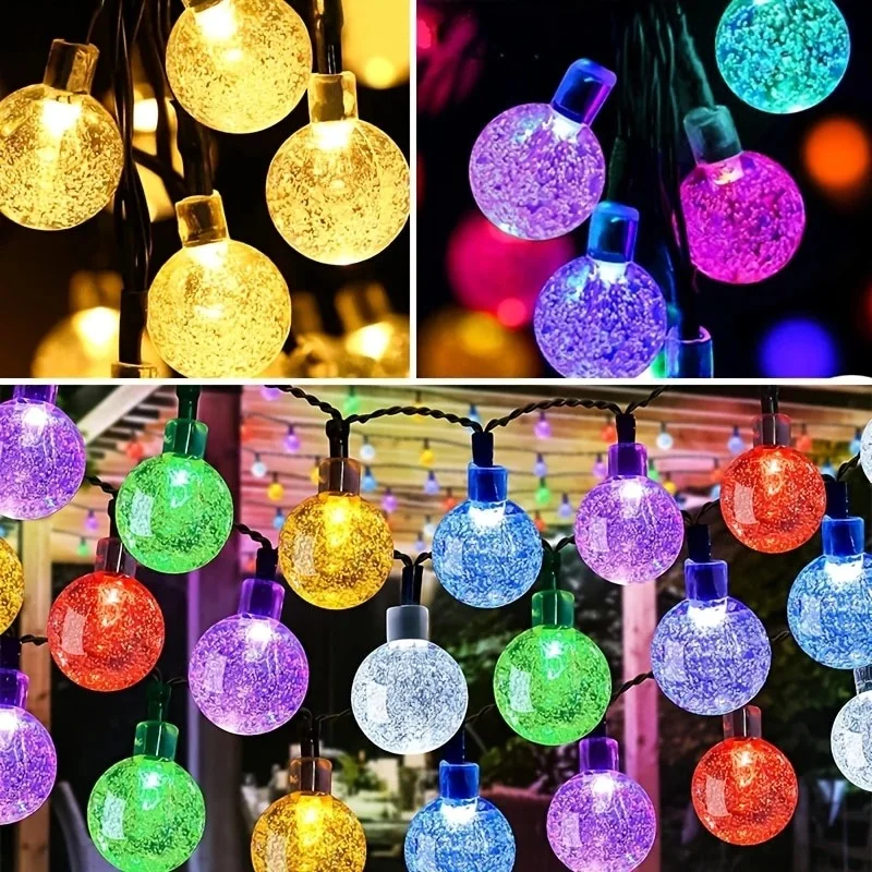 2026 Eid Mubarak LED Solar String Lights Outdoor Leds Crystal Globe Lights with 8 Modes Garden Light for Wedding Party Decor
2026 Eid Mubarak LED Solar String Lights Outdoor Leds Crystal Globe Lights with 8 Modes Garden Light for Wedding Party Decor