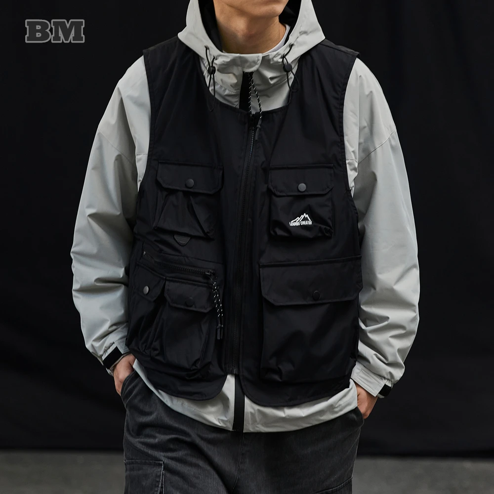 Spring Autumn Korean Streetwear Detachable Two-Piece Jacket Men Clothing Fashion Vest Outdoor Casual Hiking Hooded Coat Male
Spring Autumn Korean Streetwear Detachable Two-Piece Jacket Men Clothing Fashion Vest Outdoor Casual Hiking Hooded Coat Male