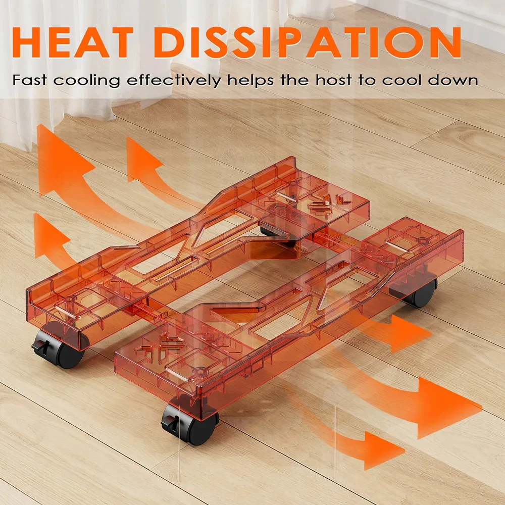 Universal Computer Computer Case Bracket Colorful Transparent PC Tower stand With brake casters - Ventilation Heat Dissipation
Universal Computer Computer Case Bracket Colorful Transparent PC Tower stand With brake casters - Ventilation Heat Dissipation