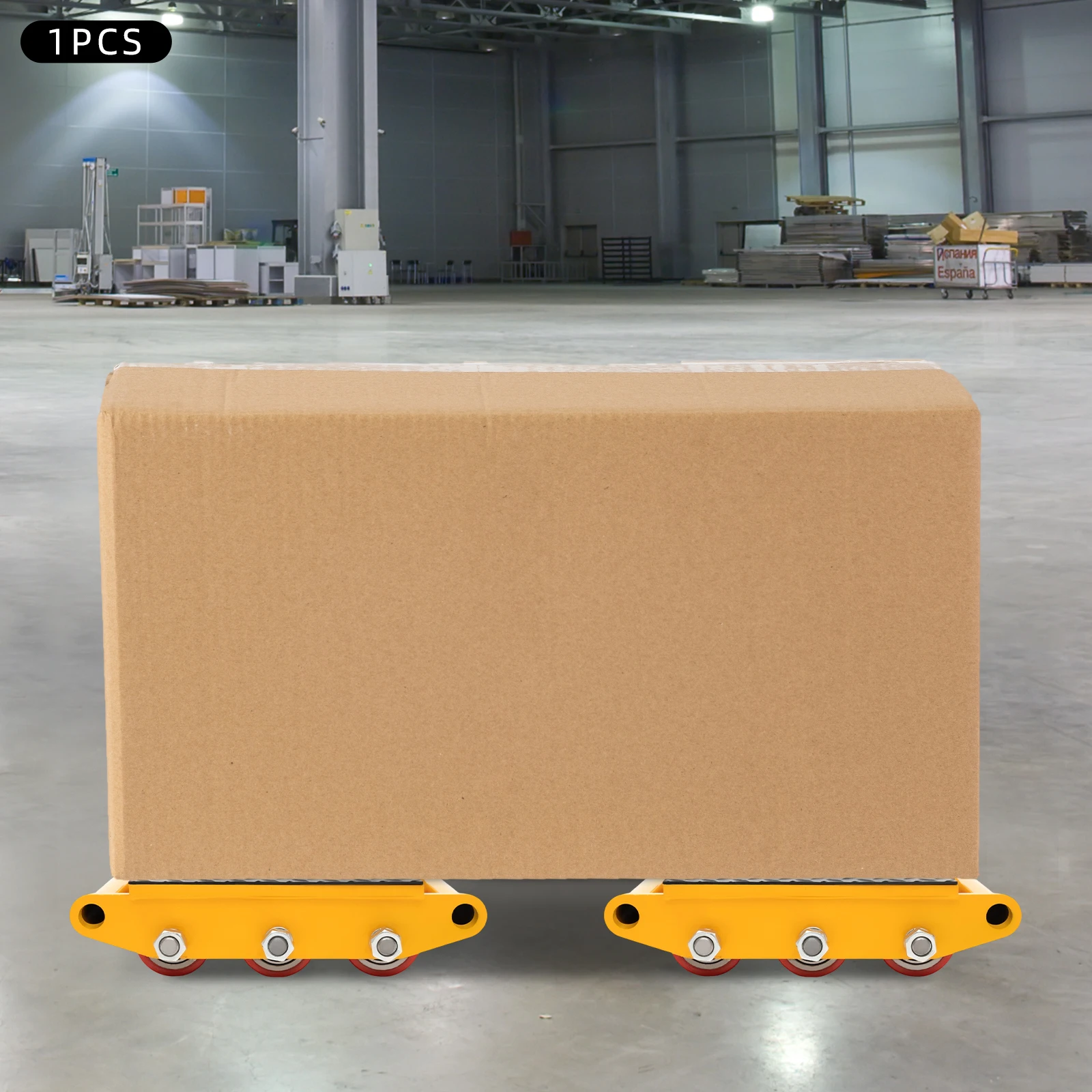 15T Machinery Mover With 9*Rollers Steel 15T/33069.3lbs 7*6.5cm Heavy Loads Mover Heavy Duty Machine Dolly for Transporting
15T Machinery Mover With 9*Rollers Steel 15T/33069.3lbs 7*6.5cm Heavy Loads Mover Heavy Duty Machine Dolly for Transporting