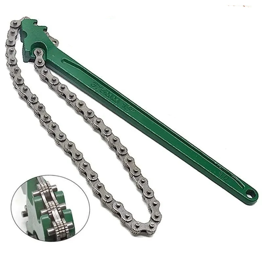 1pc 8/12 Inch Chain Filter Wrench Adjustable Spanner Multi Purpose Removal Tool For Removing Oil Filters Fuel Filters PVC Pipes
1pc 8/12 Inch Chain Filter Wrench Adjustable Spanner Multi Purpose Removal Tool For Removing Oil Filters Fuel Filters PVC Pipes
