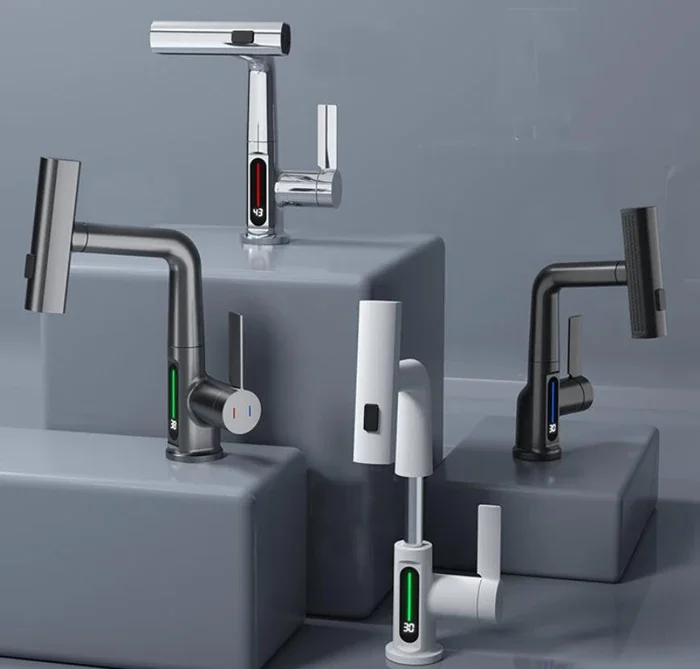Matte white Display Kitchen Faucet white or black /gunmetal Single Handle Pull Out Kitchen Sink Mixer basin Water Taps
Matte white Display Kitchen Faucet white or black /gunmetal Single Handle Pull Out Kitchen Sink Mixer basin Water Taps