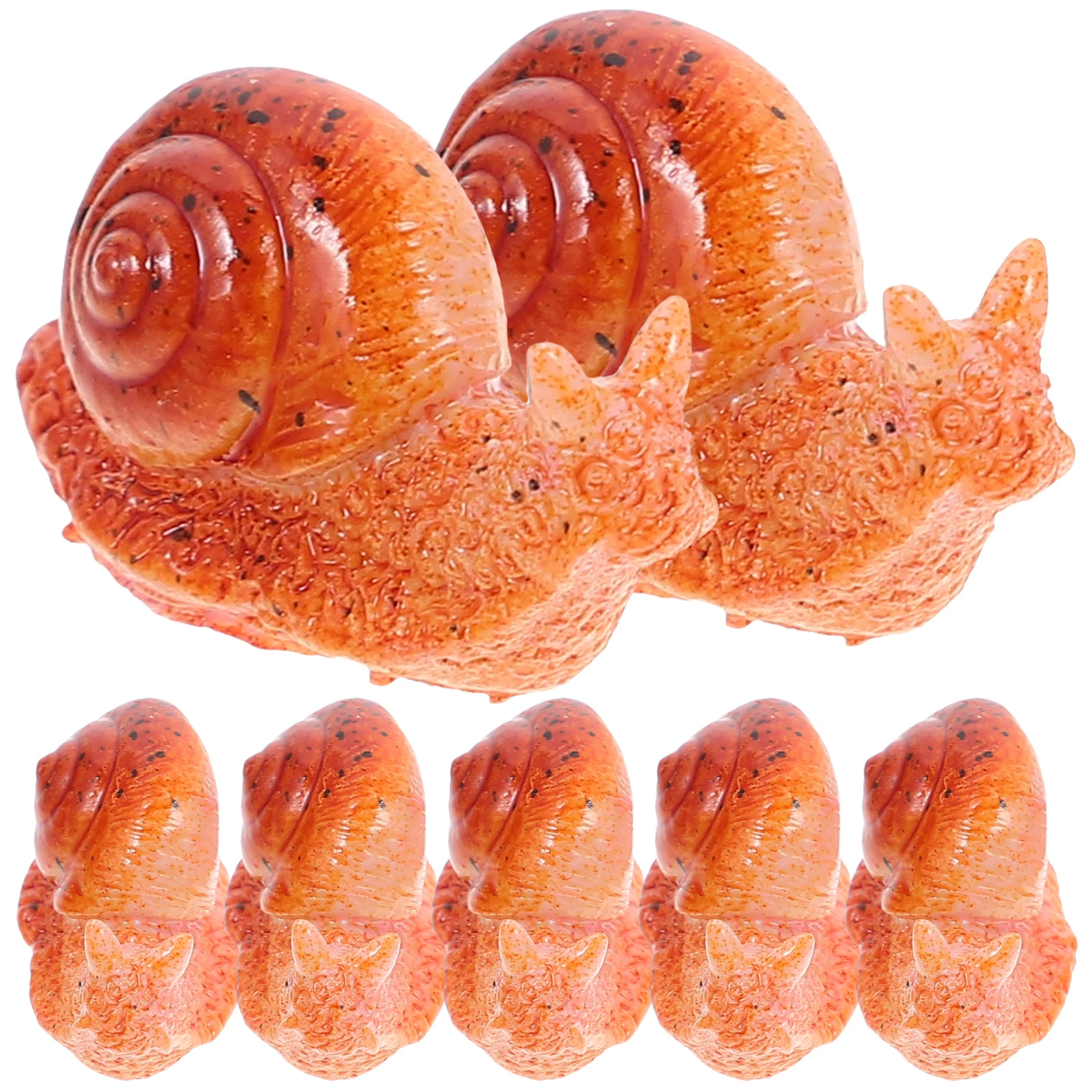 7 Pcs Resin Snail Figurine Decoration Mini Statue for Micro Landscape Garden Desktop Ornament Lovely Adornment
7 Pcs Resin Snail Figurine Decoration Mini Statue for Micro Landscape Garden Desktop Ornament Lovely Adornment