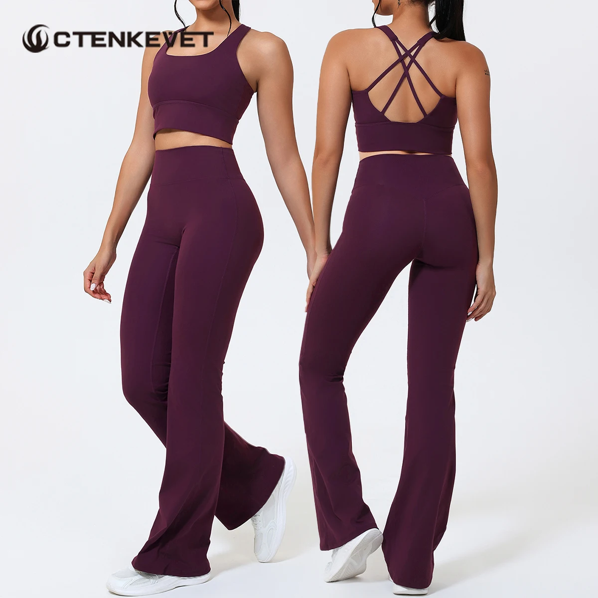 Женский быстросохнущий спортивный комплект, противоударный жилет, спортивная одежда для йоги, спортивная одежда из двух предметов, спортивный костюм без рукавов, женский комплект из 2 брюк-клеш
Женский быстросохнущий спортивный комплект, противоударный жилет, спортивная одежда для йоги, спортивная одежда из двух предметов, спортивный костюм без рукавов, женский комплект из 2 брюк-клеш