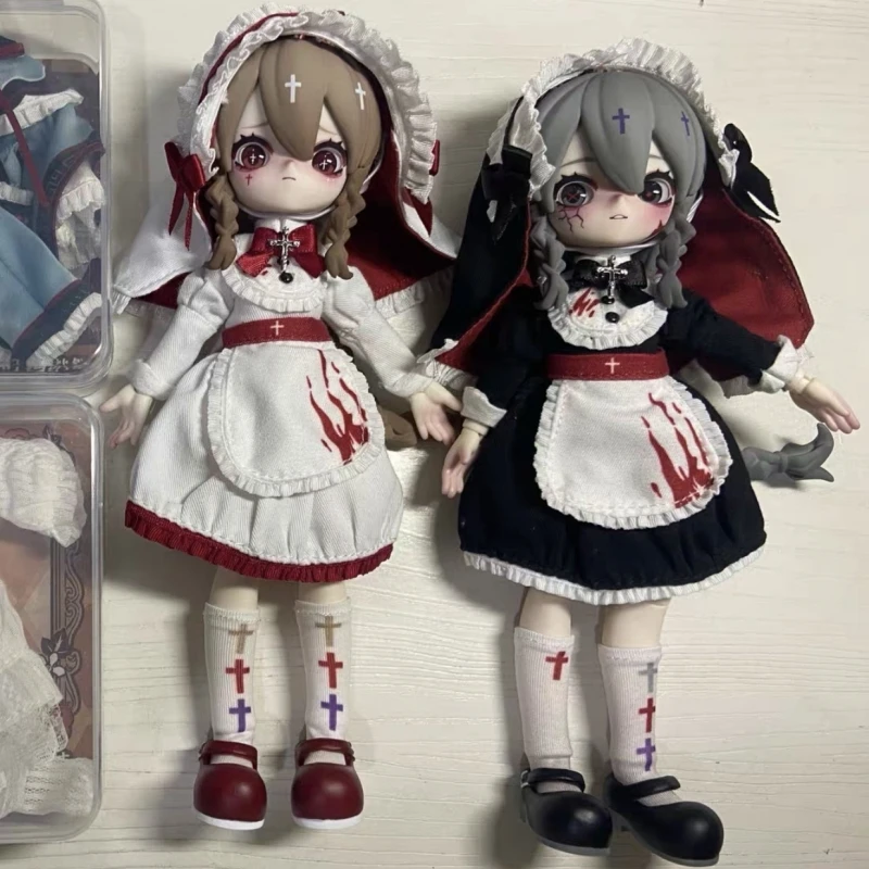 Предварительная продажа Nyssa Eerie Nightmare Series 1/12 Bjd слепая коробка в готическом стиле аниме фигурка подвижные суставы модель из ПВХ гаражный комплект игрушки
Предварительная продажа Nyssa Eerie Nightmare Series 1/12 Bjd слепая коробка в готическом стиле аниме фигурка подвижные суставы модель из ПВХ гаражный комплект игрушки