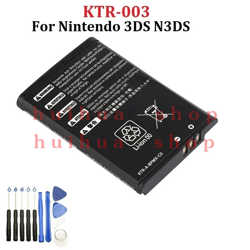 1400mAh KTR-003 KTR 003 Battery For Nintendo N3DS New 3DS Rechargeable Batteries
1400mAh KTR-003 KTR 003 Battery For Nintendo N3DS New 3DS Rechargeable Batteries