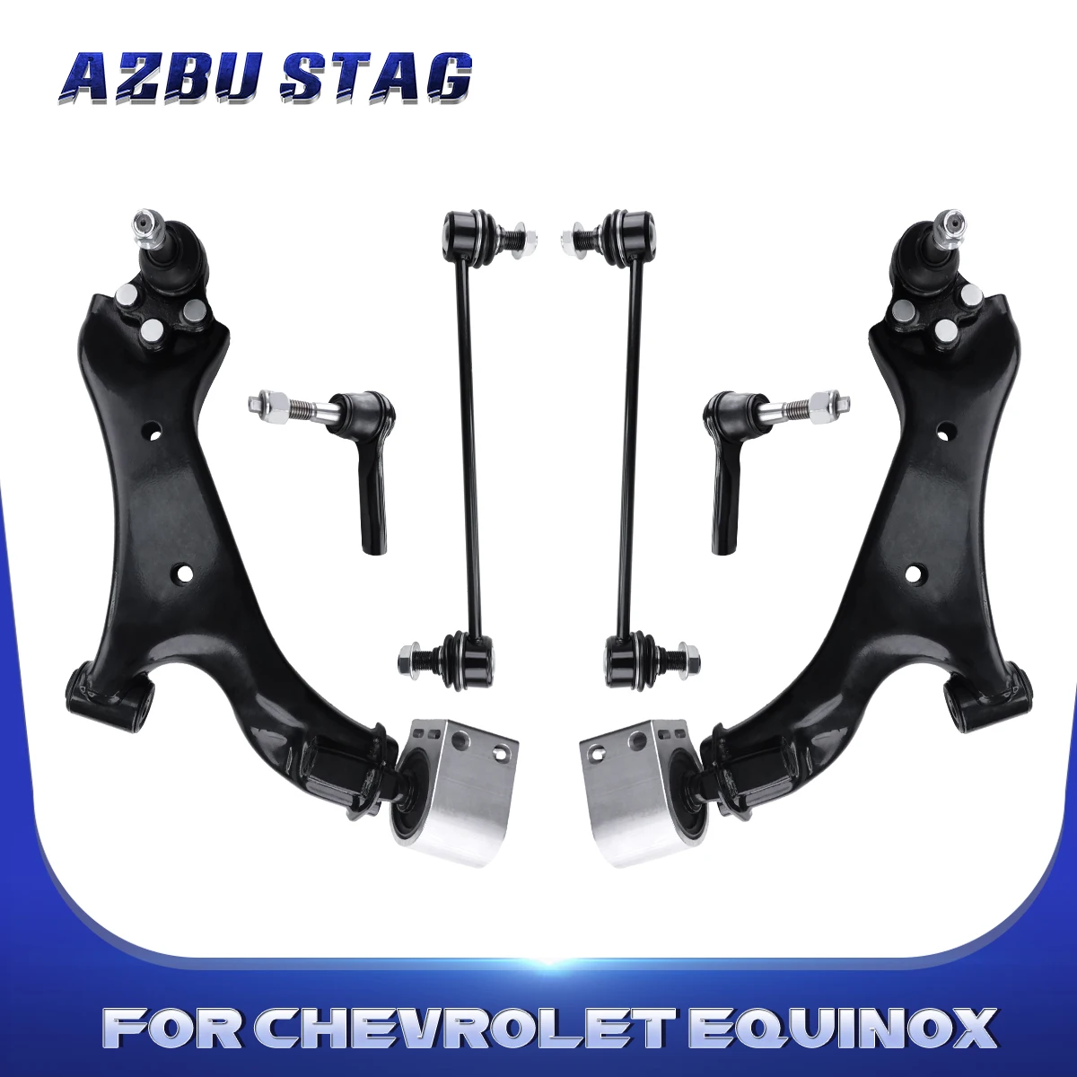 AzbuStag 6Pcs Front Lower Control Arm Tie Rod Sway Bar Link Chevrolet Equinox GMC Terrain 2010 2011 2012 2013 2014 2015-2017
AzbuStag 6Pcs Front Lower Control Arm Tie Rod Sway Bar Link Chevrolet Equinox GMC Terrain 2010 2011 2012 2013 2014 2015-2017